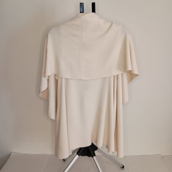 Mia & Tess Waterfall Front Cream Vest Women’s Size OS NWT - Picture 12 of 13